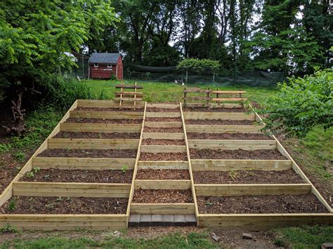 Building a Terraced Garden on a Hill — Tejas Farm