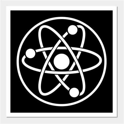 Atomic Atom Symbol by coolab | Art, Atomic symbol, Art prints