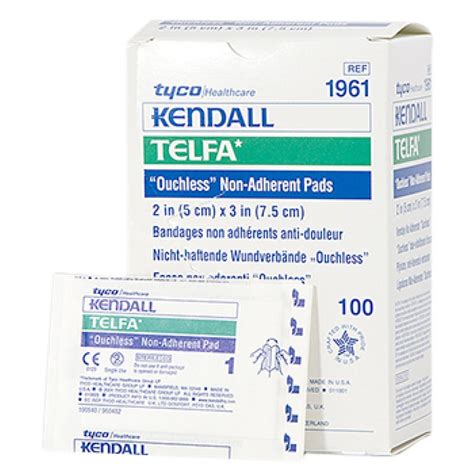 2" x 3" Covidien Telfa Pads Non-Adhesive Ouchless #1961 | Beck-Lee