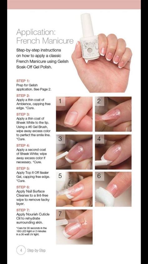 Gel french manicure, Manicure steps, French manicures diy