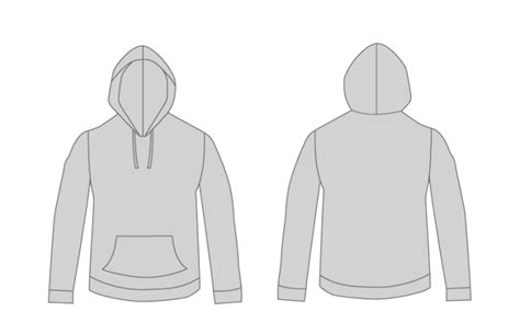 Free Vector Hoodie Template For Designers - Judah Creative