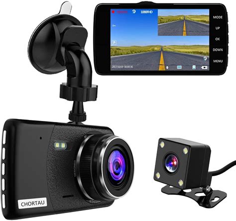 【2020 New Version】CHORTAU Dual Dash Cam Full HD 1080P 170° Dash Camera ...