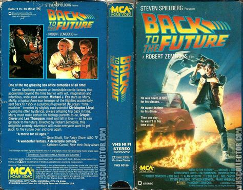 Back to the Future (1985) : r/VHScoverART