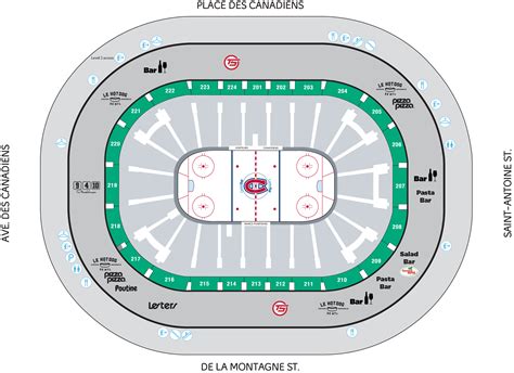 Bell Centre - Venue maps