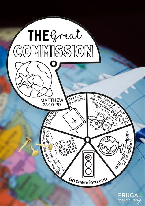 The great commission coloring wheel – Artofit