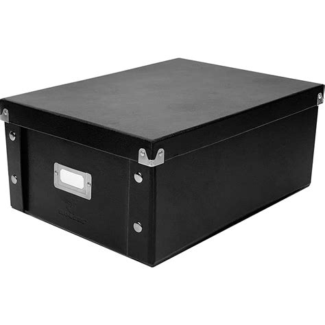 Snap-N-Store Double Wide CD Storage Box, Black, 2 PK - Walmart.com ...