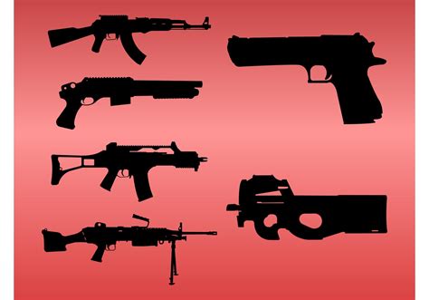 Gun Silhouettes - Download Free Vector Art, Stock Graphics & Images