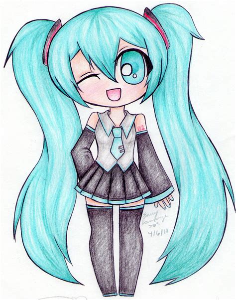 Miku Hatsune Drawing at GetDrawings | Free download