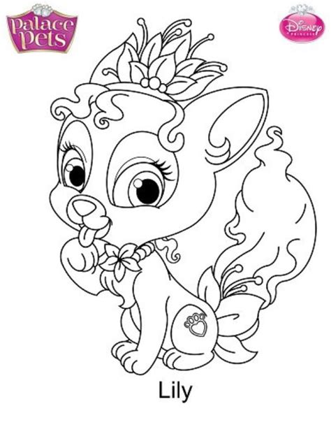 Kids-n-fun.com | 36 coloring pages of Princess Palace Pets