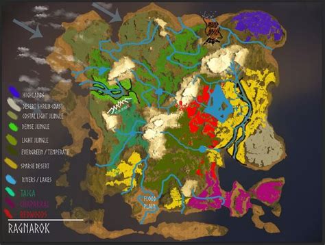 Biomes | Ragnarok - ARK:Survival Evolved Map Wiki | Fandom