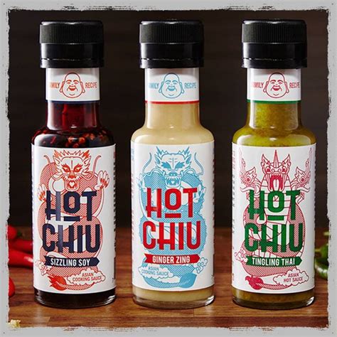 Creative Sauce Bottle Label Design