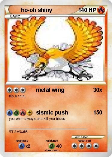 Pokémon ho oh shiny 2 2 - melal wing - My Pokemon Card