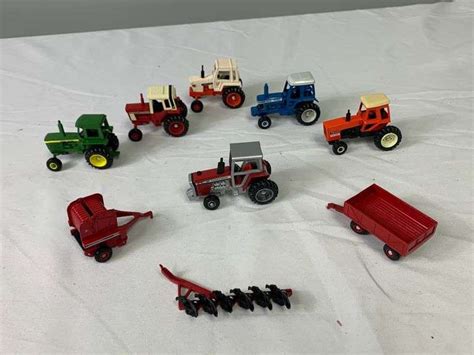 (9) Miscellaneous 1/64 Tractors & Implements - Aumann Auctions, Inc.