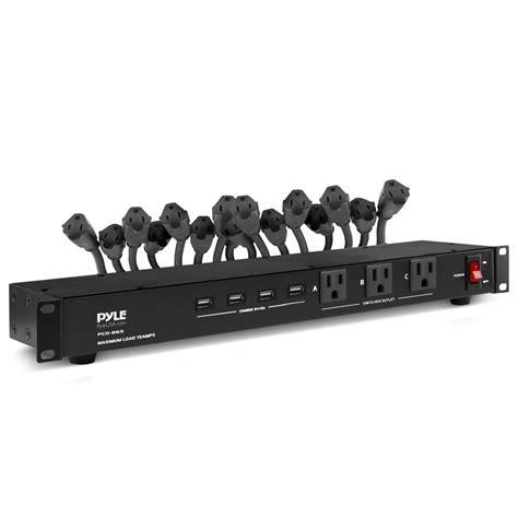 Pyle PCO865 - Power Supply Surge Protector - Rack Mount Power ...