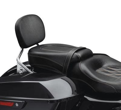 Low-Profile Passenger Pillion – Black Diamond w/Toast Stitching ...