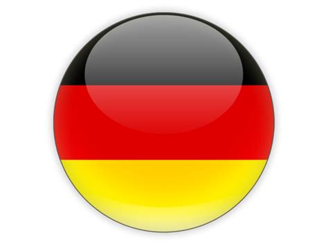 Round icon. Illustration of flag of Germany