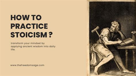 How to practice Stoicism : Practical Tips for Transforming Your Mindset