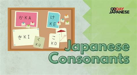 Japanese Consonants - A guide to alphabet & pronunciation