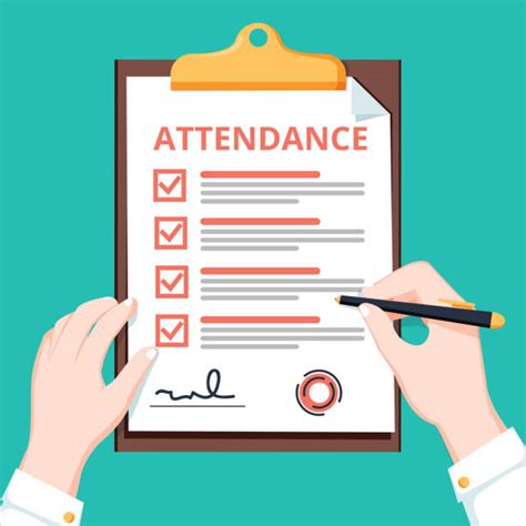 Attendance Sheet Clipart