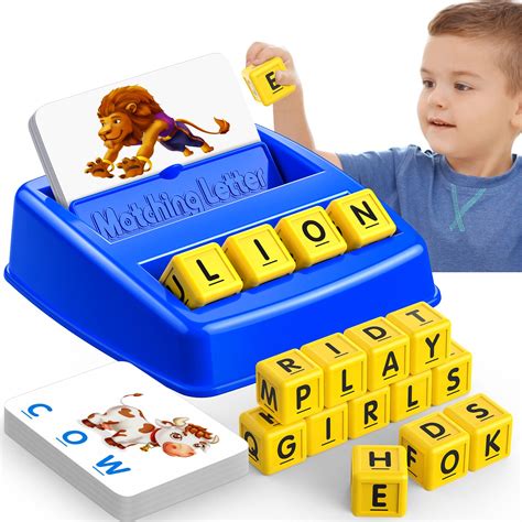 Buy Learning Games for Kids Ages 3-8, Matching Letter Game for Kids ...