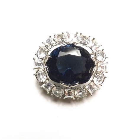 Hope Diamond Replica Brooch Pendant from the Smithsonian