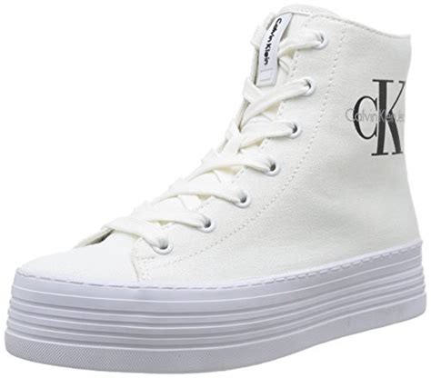 Calvin Klein Jeans ZABRINA CANVAS, Damen Sneakers, Wei (WHT), 38 EU ...