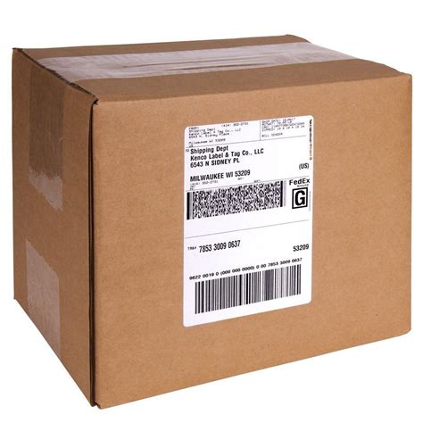 CARTON / SHIPPING LABEL