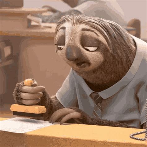 Flash Slothmore Zootopia GIF - FlashSlothmore Zootopia Slow - Discover ...