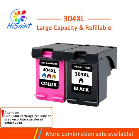 Hisaint 2PK Wholesale for HP 304 304xl Ink Cartridge Replacement for HP ...