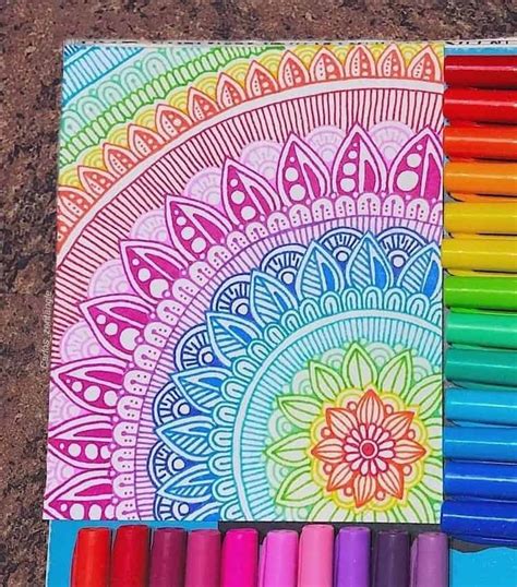 40 BEAUTIFUL MANDALA DRAWING IDEAS & HOW TO #drawings #arts #art # ...