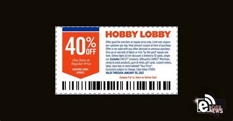 CONFIRMED: Hobby Lobby to get rid of its 40% coupon soon