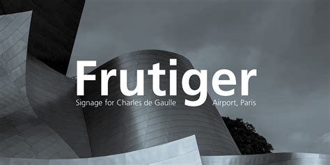 Frutiger® | Brand fonts, Logo fonts, Business fonts