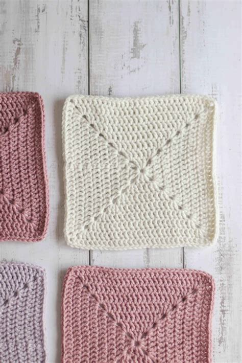 Solid Granny Square Pattern | Crochet Granny Square Pattern