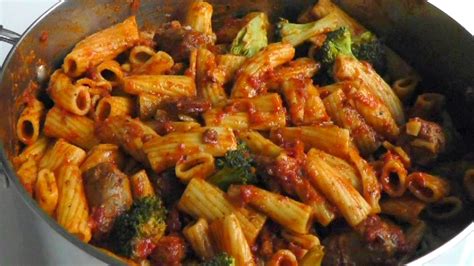 Pasta with Toulouse & Chorizo Sausages How to cook recipe | How to cook ...