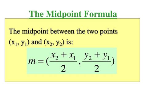 Midpoint Formula Definition Geometry - DEFINITION GHW