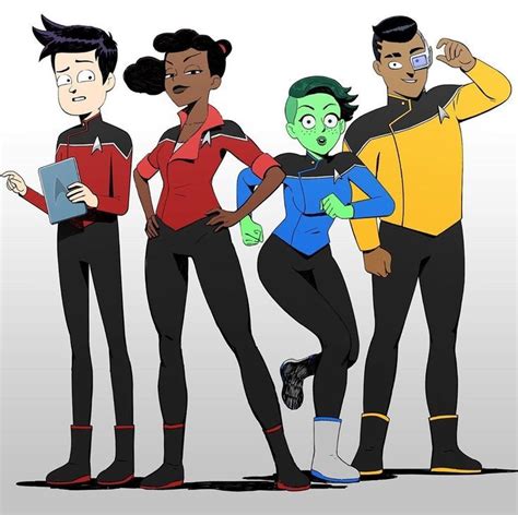 Star Trek Lower Decks Art | Cartoon Characters