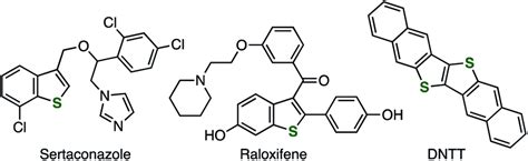 Various benzothiophene derivatives | Download Scientific Diagram