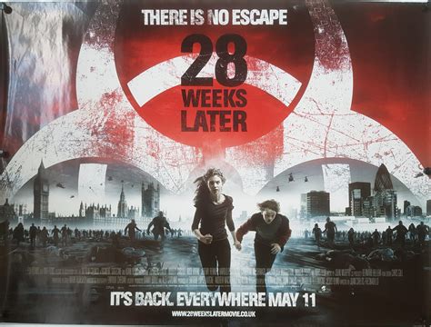 28 Weeks Later (2007) UK Quad Poster - Cinema Poster Gallery