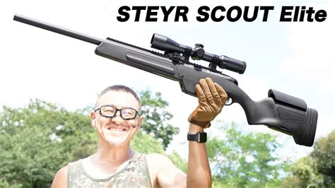 STEYR 公式 SCOUT Elite Modify ASG ボルトアクション エアー スナイパーライフル レビュー - YouTube