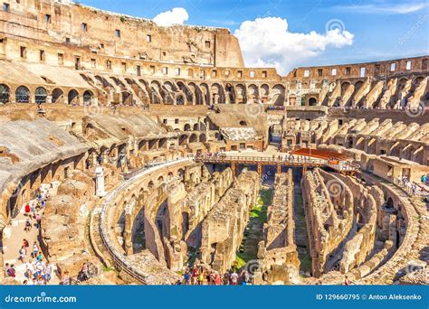 The Coliseum inside view editorial image. Image of architecture - 129660795