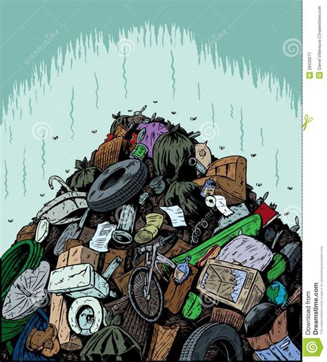 animated garbage dump - Google Search | Cartoon illustration ...