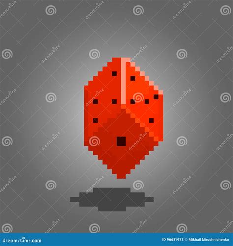 Pixel dice for games stock vector. Illustration of craps - 96681973