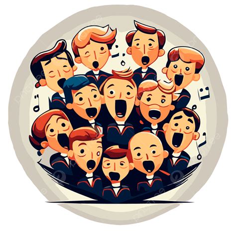 Sticker Clipart Choir Design PNG, Vector, PSD, and Clipart With ...