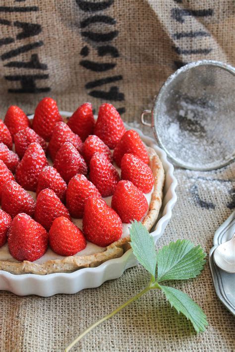 Tarte aux fraises {vegan} - aime & mange