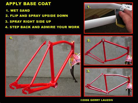 Great Canadian Bike Overhaul: PAINTING THE BICYCLE FRAME WITH COLOR