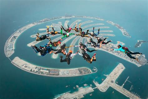 Tandem Skydive Experience at The Palm - Come Dubai