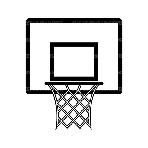 Basketball Hoops SVG File For Cricut Silhouette Cameo ...