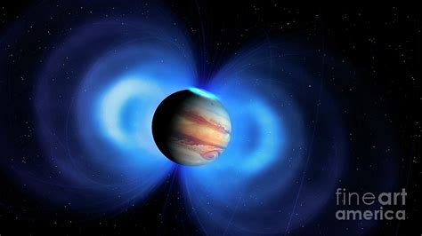 Jupiter's Magnetosphere Photograph by Mark Garlick/science Photo ...