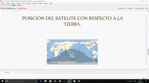 Trayectoria de un satelite - YouTube