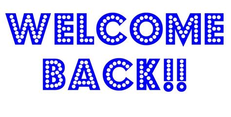 Welcome Back To Work Signs | Free download on ClipArtMag